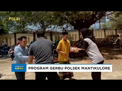 PROGRAM GERBU ''GERAKAN SERIBU'' POLSEK MANTIKULORE BENTUK KEPEDULIAN KECIL BERDAMPAK BESAR