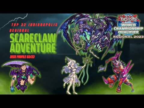 Top 32 Scareclaw Adventure profile! Indianapolis Regional 03/23 #yugioh #ots #regional #cardgames