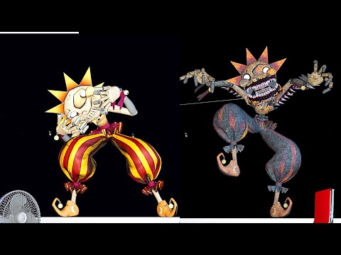 Sun Transforms Into Nightmare Sun - Five Nights At Freddy's Security Breach