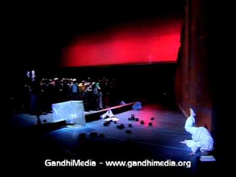 Opera "Satyagraha" by Phillip Glass, English National Opera, London, 2007