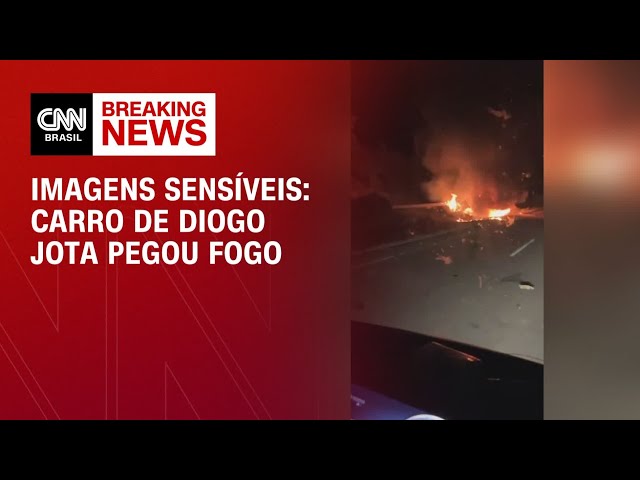 Veja como ficou o carro de Diogo Jota após acidente fatal | CNN NOVO DIA
