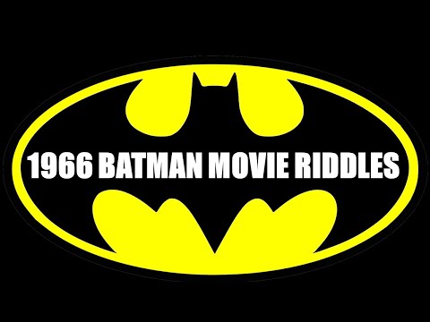 1966 Batman Movie Riddles – Trivia Night