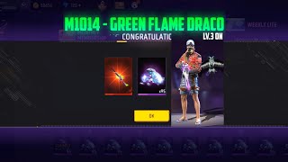 NEW M1014 GREEN FLAME DRACO FREE FIRE MAX #freefire #m1014 #gaming