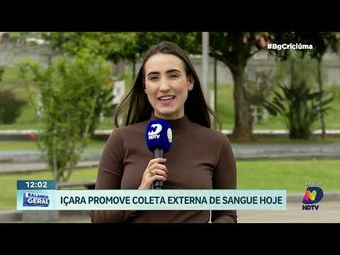 Içara recebe coleta de sangue externa para ampliar doações em SC