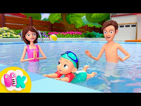 Simma som en liten fisk 🏊 Lära sig simma | Barnsånger på Svenska | HeyKids