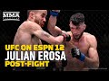 UFC on ESPN 12: Julian Erosa Wasn't Sure He'd Get Another UFC Shot After Previous Run - MMA Fighting
