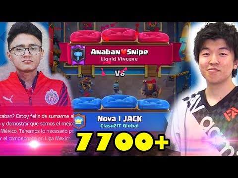 🔥JACK vs ANABAN 👈 7700+ gameplays Ladder Pushing- Clash Royale