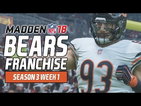 Madden NFL 18 - Bears Franchise Ep. 48 - Week 1 at Redskins [Season 3]