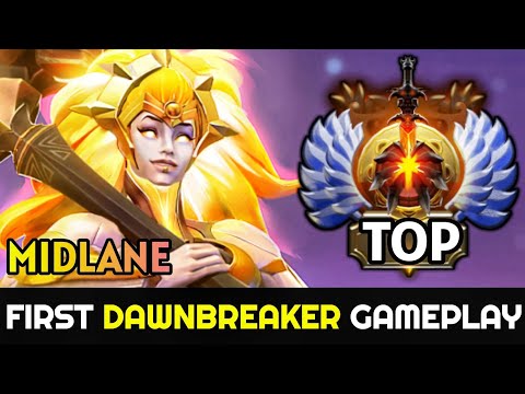 Dawnbreaker First Pro Game — MID Position 1 by TOP Immortal Rank 7.29 Dota 2