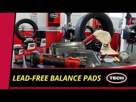 TECH Lead-Free Balance Pads | How to Balance Aircraft, OTR, Mining & Construction Tires Installation