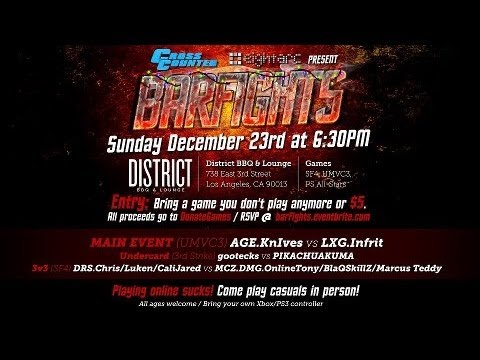 Bar Fights: LXG.Infrit @infrit12 vs. AGE.Knives @STierKnives Ultimate Marvel vs. Capcom 3 FT15