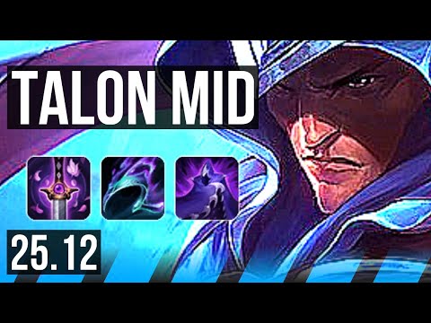 TALON vs SYNDRA (MID) | 12/2/14, 6 solo kills, Legendary | EUW Master | 25.12