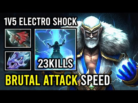 Brutal Right Click Carry Unlimited Lightning Hands Max Attack Speed Moon Shard Carry Zeus Dota 2