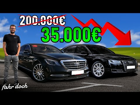 SO CHEAP! BUYING A USED LUXURY SEDAN? Mercedes S500 vs Audi A8 | Drive it!