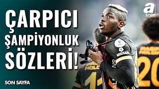 Galatasaray Şampiyon Ama Bu Detay Keyif Kaçırdı