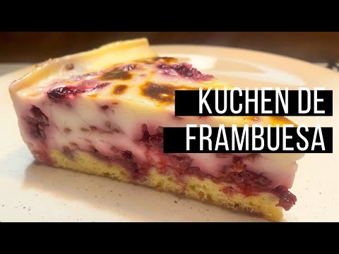 NO LO DEJES PASAR! Receta KUCHEN DE FRAMBUESA 🍰 paso a paso súper fácil