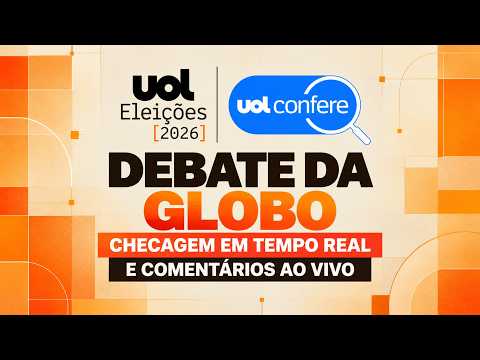 Debate na Globo: checagem e comentários ao vivo do embate Lula x Flávio Bolsonaro