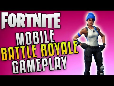 Fortnite Battle Royale Mobile Gameplay "Fortnite Mobile" Fortnite Battle Royale iOS Gameplay - YouTube