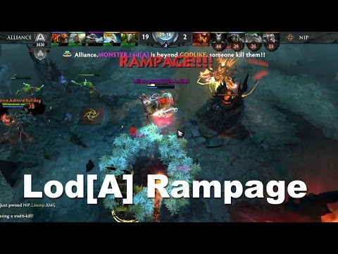 Lod[A] Double RAMPAGE! Alliance vs NiP Dota 2
