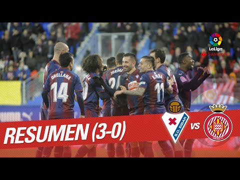 Resumen de SD Eibar vs Girona FC (3-0)