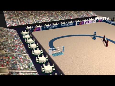 Longines FEI World Cup™ Jumping 2013/14 - Bordeaux - Jump Off Course Walk