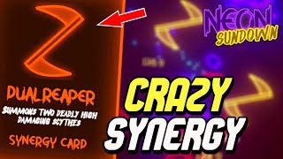 SYNERGY FOUND! Duo Scythes Circle Our Speedster Ship! | Neon Sundown