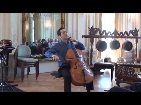 Manuel Lipstein plays BACH: Courante & Sarabande from Suite No. 4 for Cello Solo