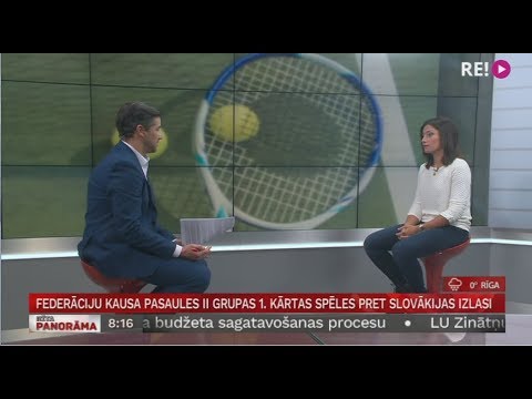 Intervija ar Anastasiju Sevastovu par Federāciju kausa spēlēm pret Slovākijas izlasi