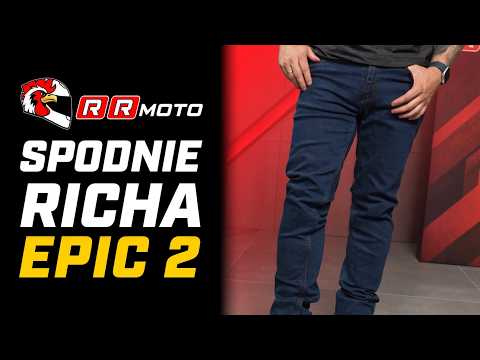 RICHA EPIC 2 _ jeansy motocyklowe z D3O i certyfikatem AA