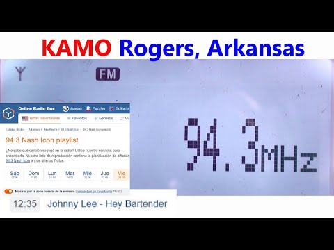 94.3 KAMO - Rogers, Arkansas captada en Zapopan (oeste), México