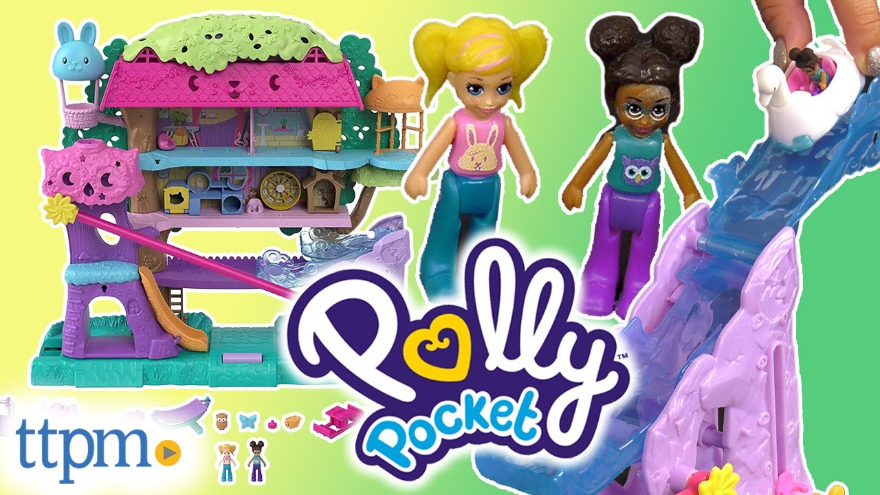Polly Pocket Pollyville Pet Adventure Treehouse from Mattel Review!