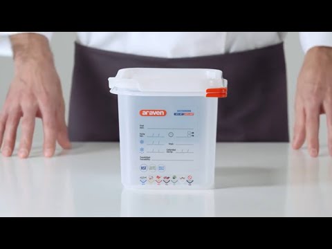 Araven Food Storage Containers | Commercial Airtight Storage