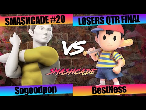 Smashcade Online #20 - SSBU Ultimate: LQF, Sogoodpop (Wii Fit) vs BestNess (Ness)