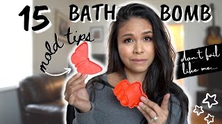 Making 3D hand-pressed molds *work* for me... / all my hand-pressed bath bomb mold tips