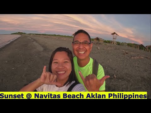 Sunset at Navitas Beach Numancia Aklan Philippines