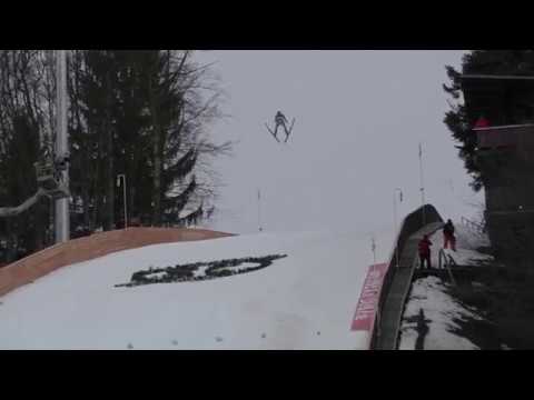 Andreas Wellinger 224m Oberstdorf 04.02.17/ Probedurchgang