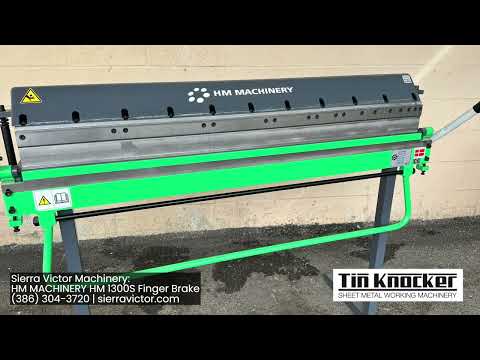 HM MACHINERY HM 1300S Box and Pan Brakes | Sierra Victor Industries (1)