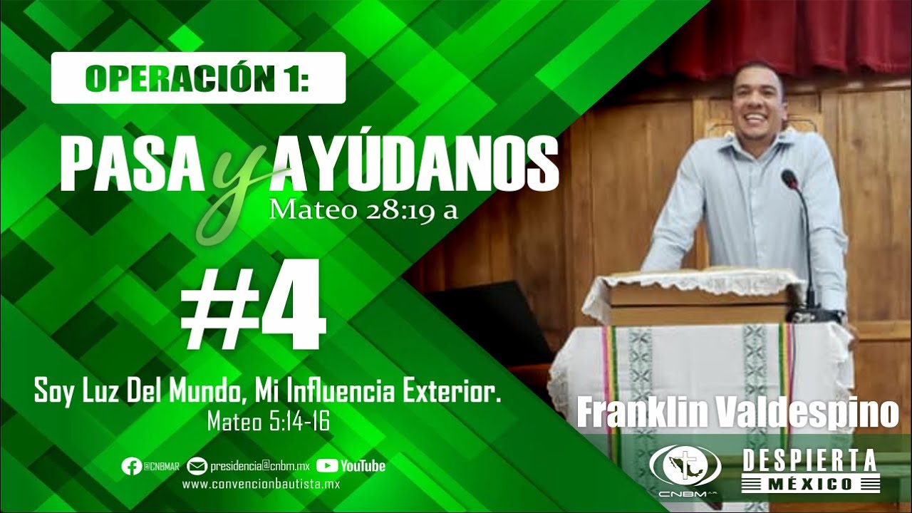 LECCIÓN 4: Soy Luz Del Mundo, Mi Influencia Exterior