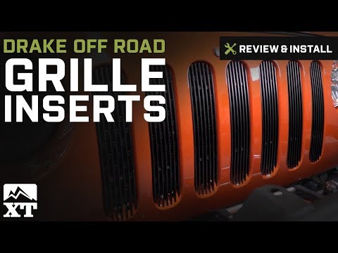 Jeep Wrangler Drake Off Road Grille Inserts (2007-2017 JK) Review & Install