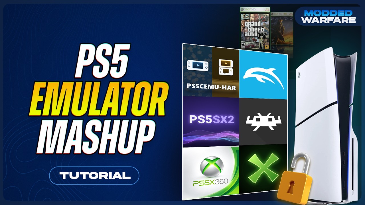 Play Xbox 360, PS2, PSP, Wii-U Games and More on a Jailbroken PS5 (13.60 or lower)