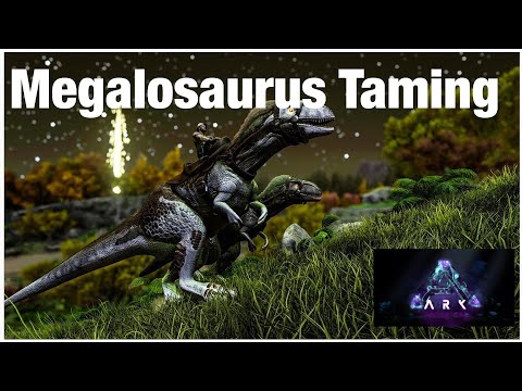 Ark: Survival Evolved Aberration Megalosaurus Taming and guide