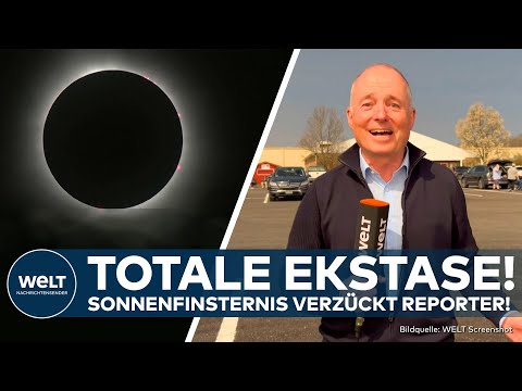 SONNENFINSTERNIS: "Total Fantastisch!" Korrespondent im Kernschatten!