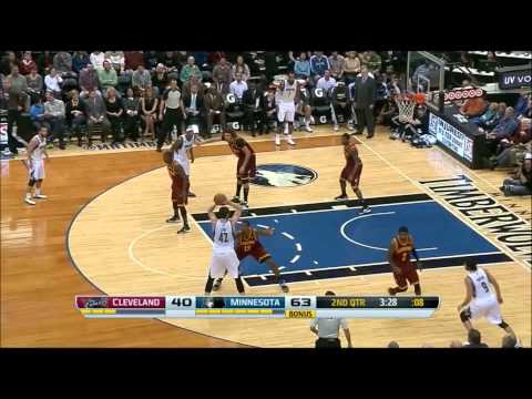 Kevin Love 33 Points 6 Assists Highlights vs Cleveland Cavs 13/11/13