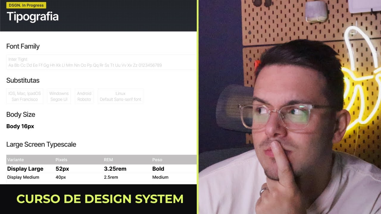 Curso de Design System - Tipografia