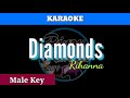 Diamonds by Rihanna ( Karaoke : Male Key)