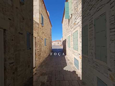 Foça, Izmir, Turkey 🇹🇷 #foça #travel #vacation #architecture #citytour