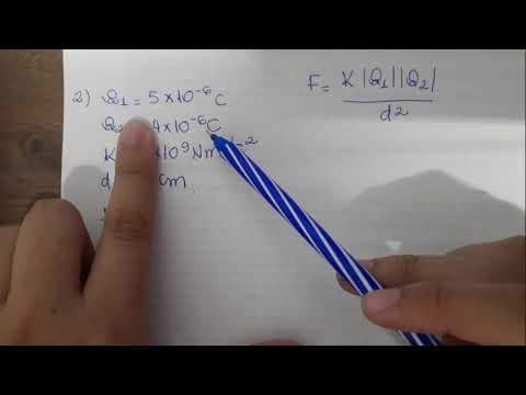 Física - Cálculo de força elétrica - Jaqueline Garcia