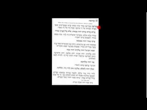 How to Chant Kedushah at Musaf on Shabbat.wmv
