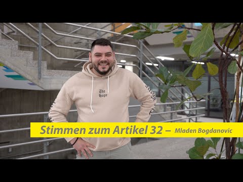 Stimmen zum Artikel 32 – Mladen Bogdanovic