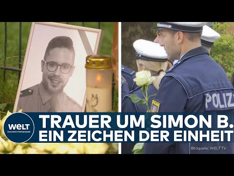 SAARLAND: Tausende nehmen Abschied von getötetem Polizisten Simon B. – Trauerfeier in Saarlouis